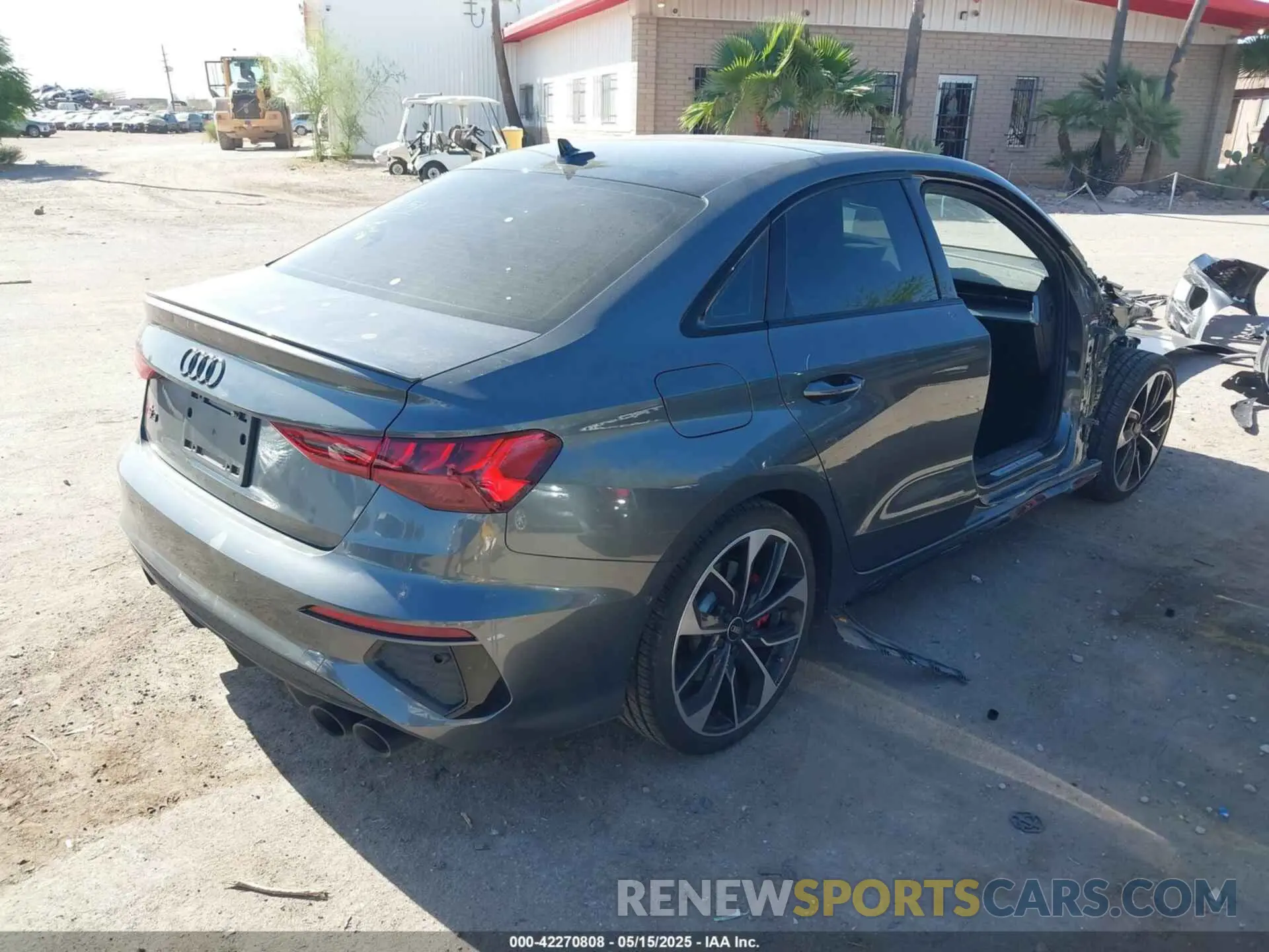 4 Photograph of a damaged car WAUJ3DGY3PA148997 AUDI S3 2023