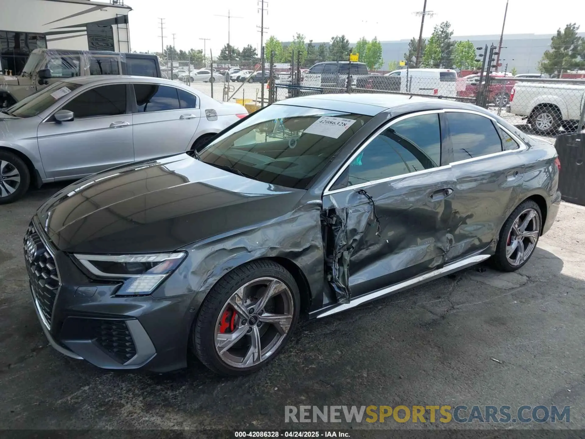 2 Photograph of a damaged car WAUJ3DGY8RA067514 AUDI S3 2024
