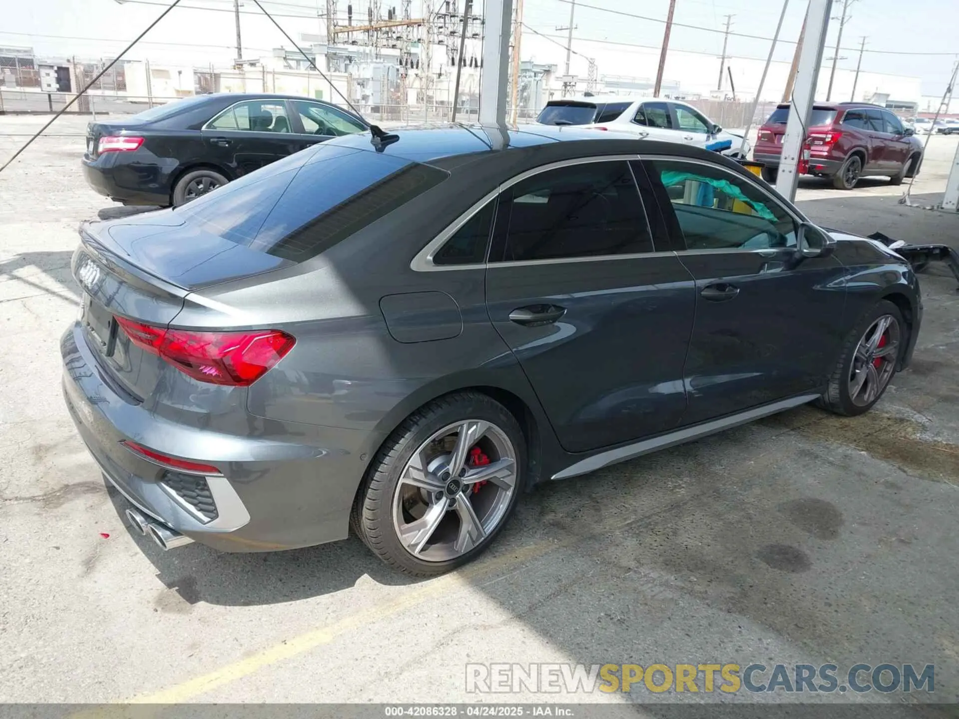 4 Photograph of a damaged car WAUJ3DGY8RA067514 AUDI S3 2024