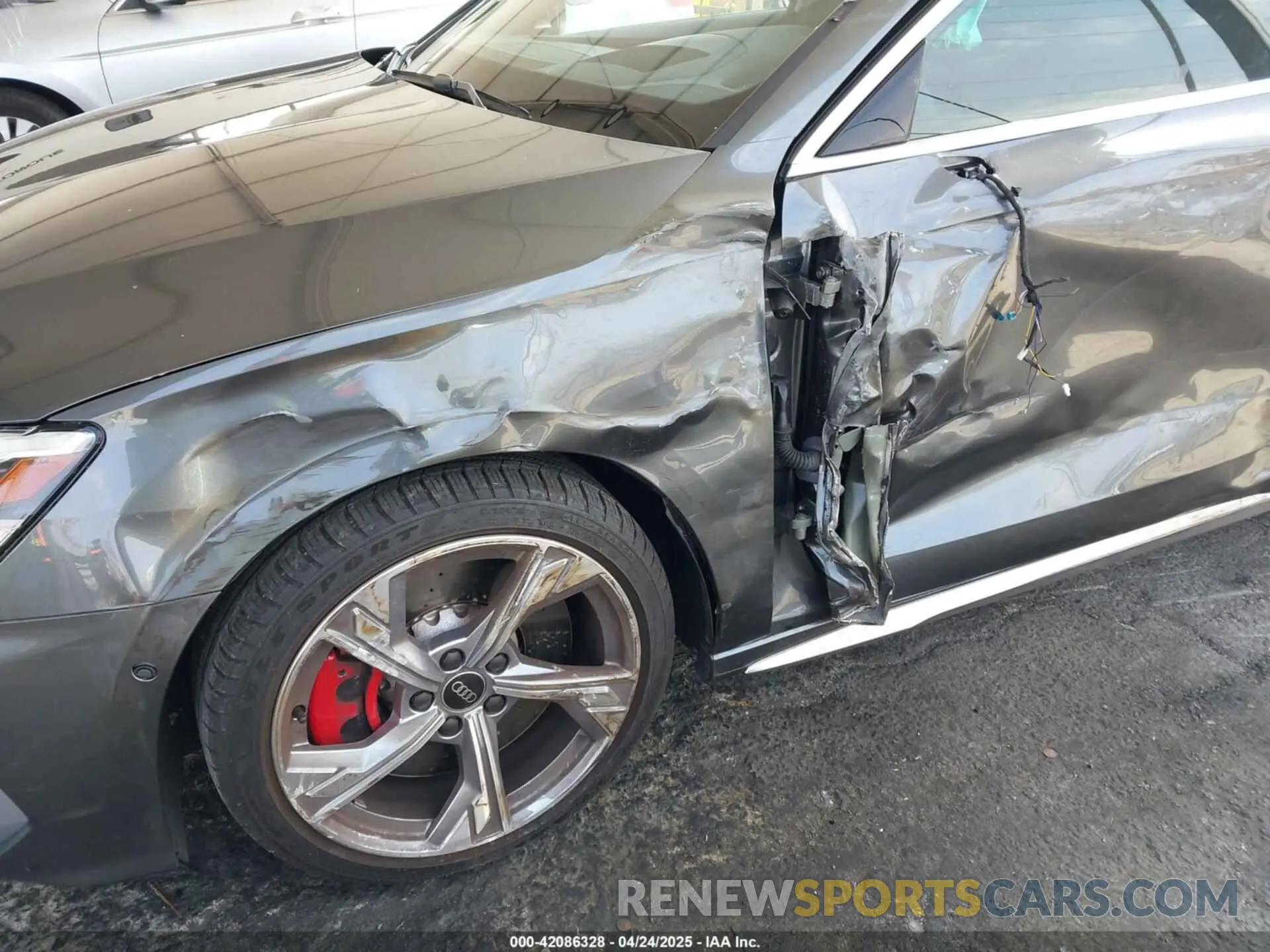 6 Photograph of a damaged car WAUJ3DGY8RA067514 AUDI S3 2024