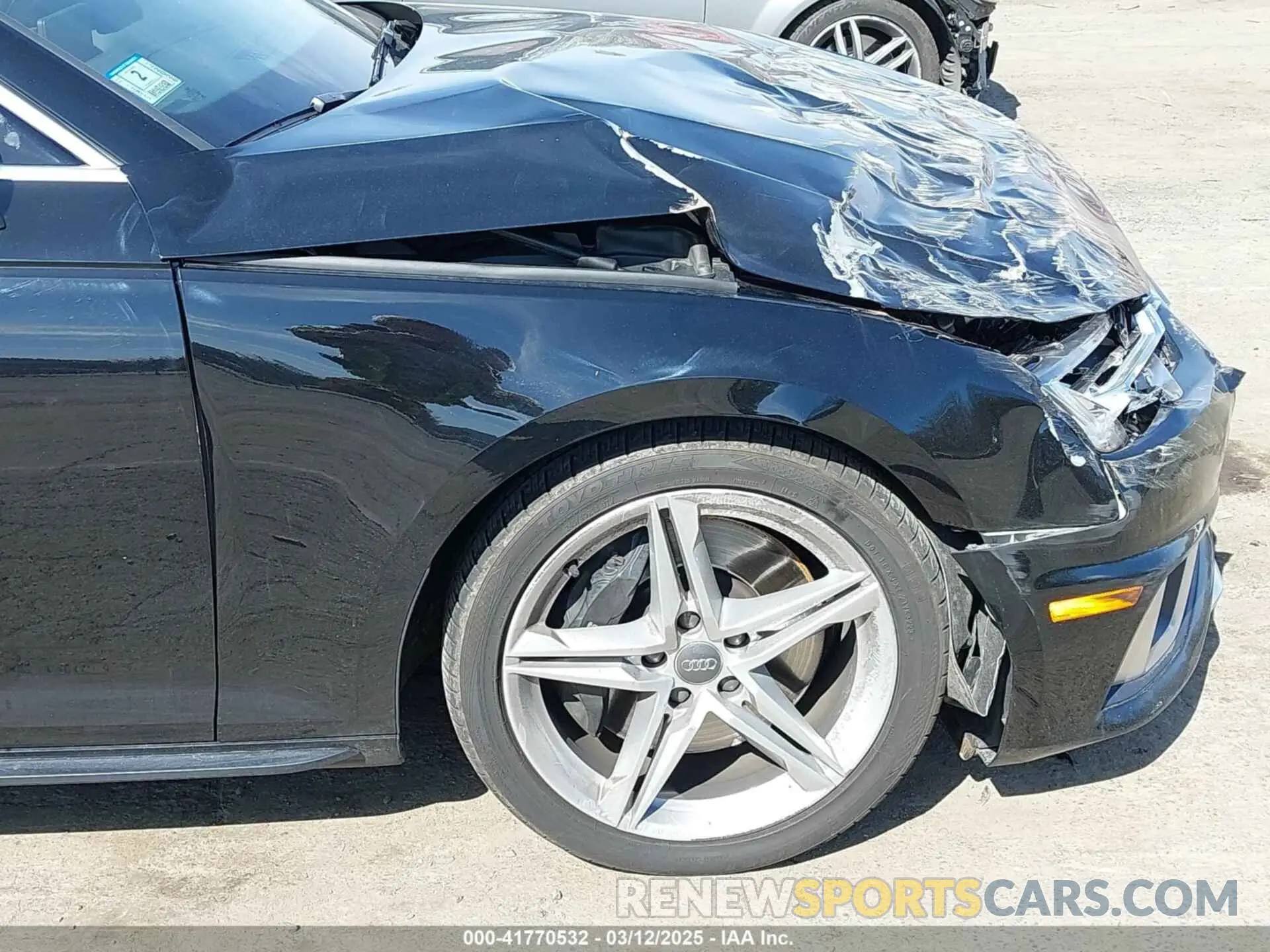 17 Photograph of a damaged car WAUA4AF40KA002169 AUDI S4 2019