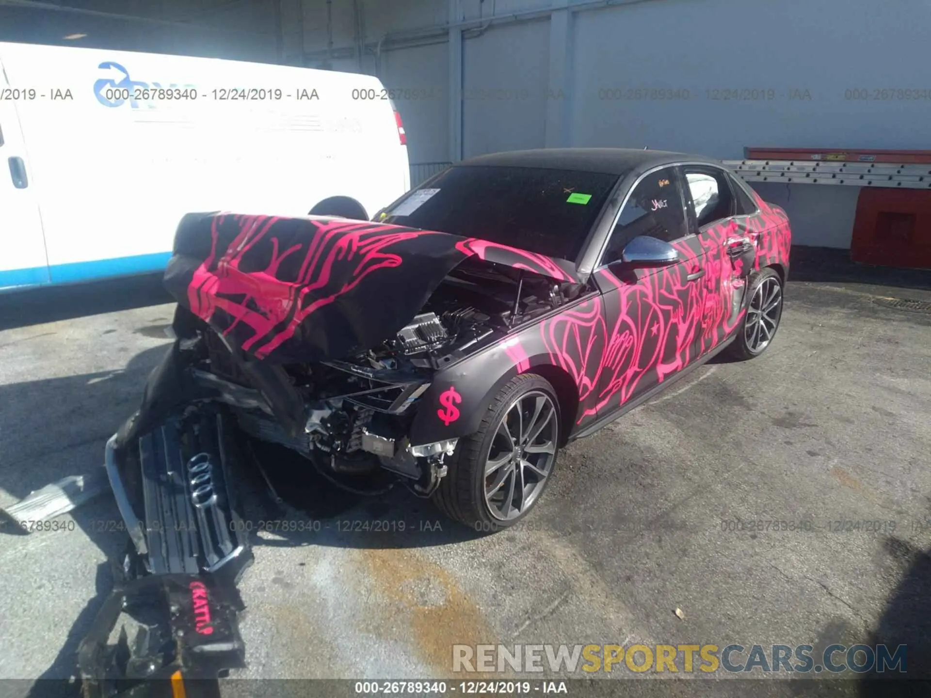 2 Photograph of a damaged car WAUA4AF40KA099177 AUDI S4 2019