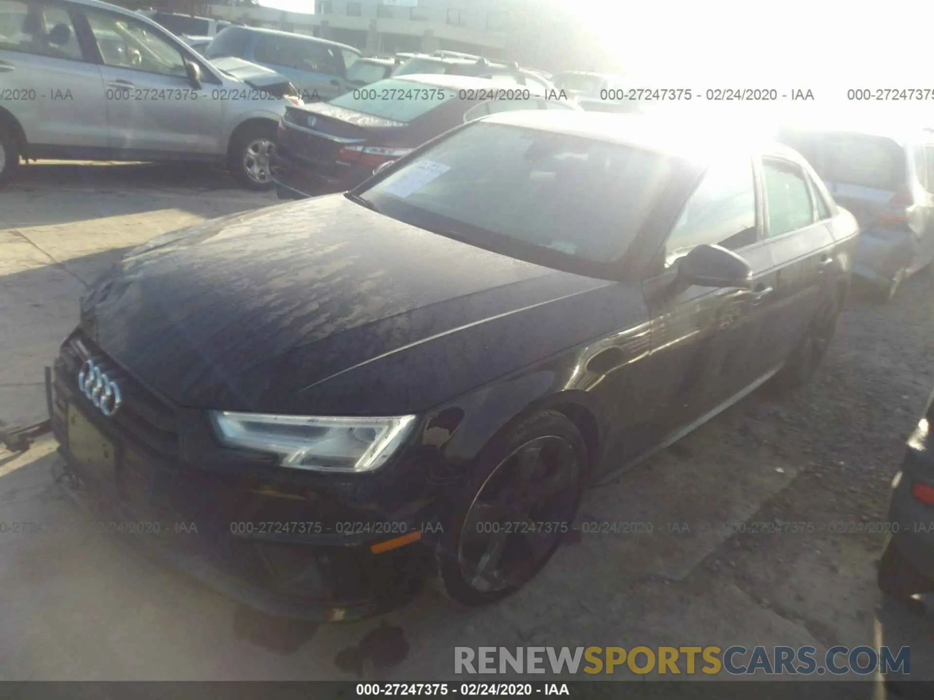 2 Photograph of a damaged car WAUB4AF48KA005809 AUDI S4 2019
