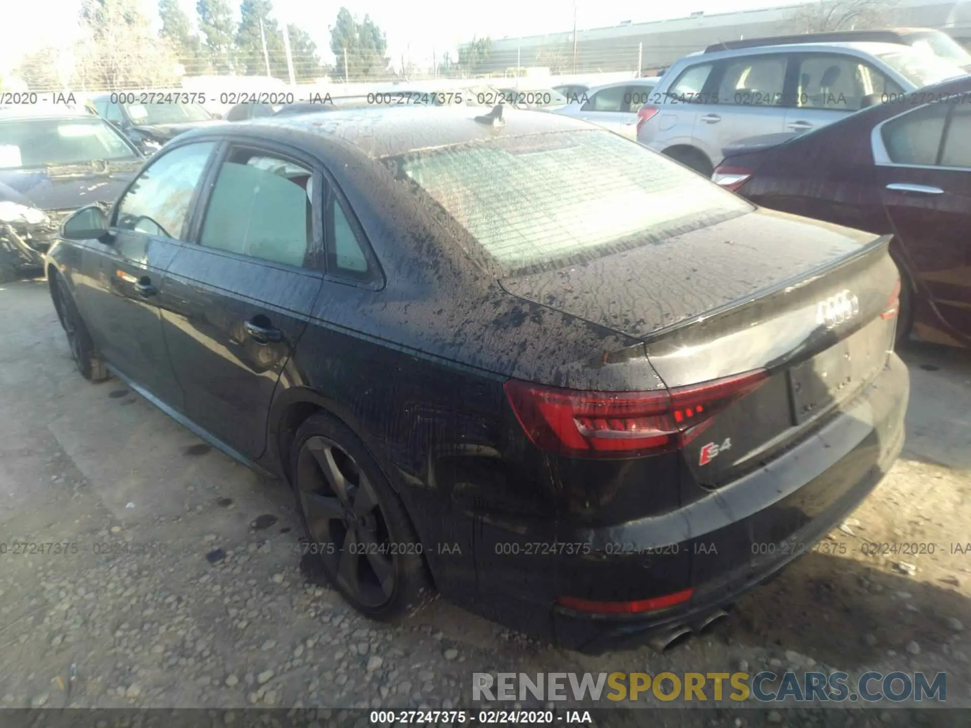 3 Photograph of a damaged car WAUB4AF48KA005809 AUDI S4 2019