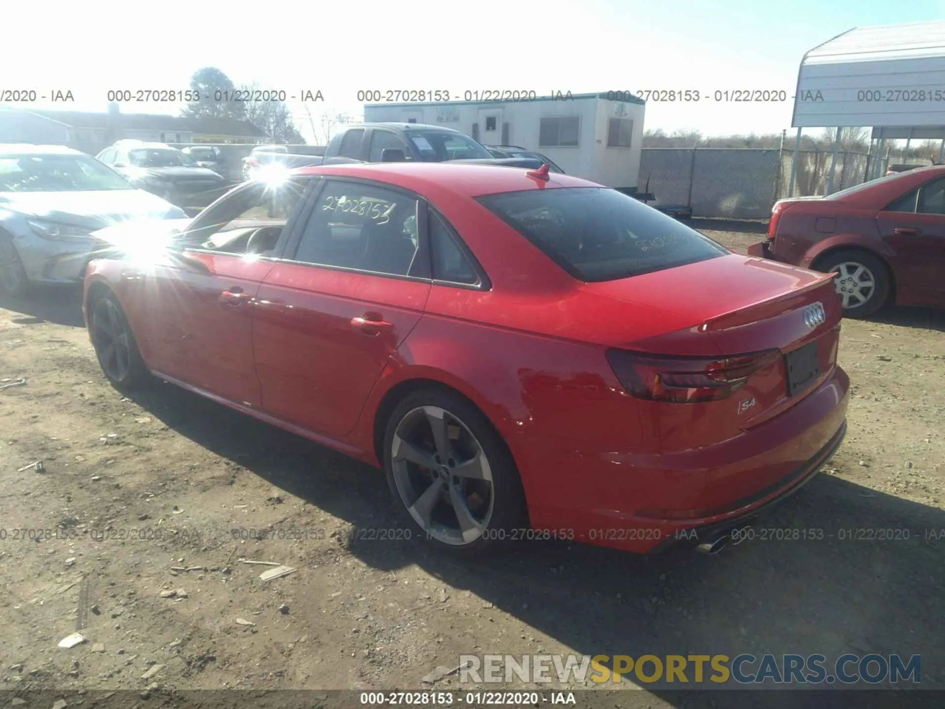 3 Photograph of a damaged car WAUC4AF46KA054365 AUDI S4 2019