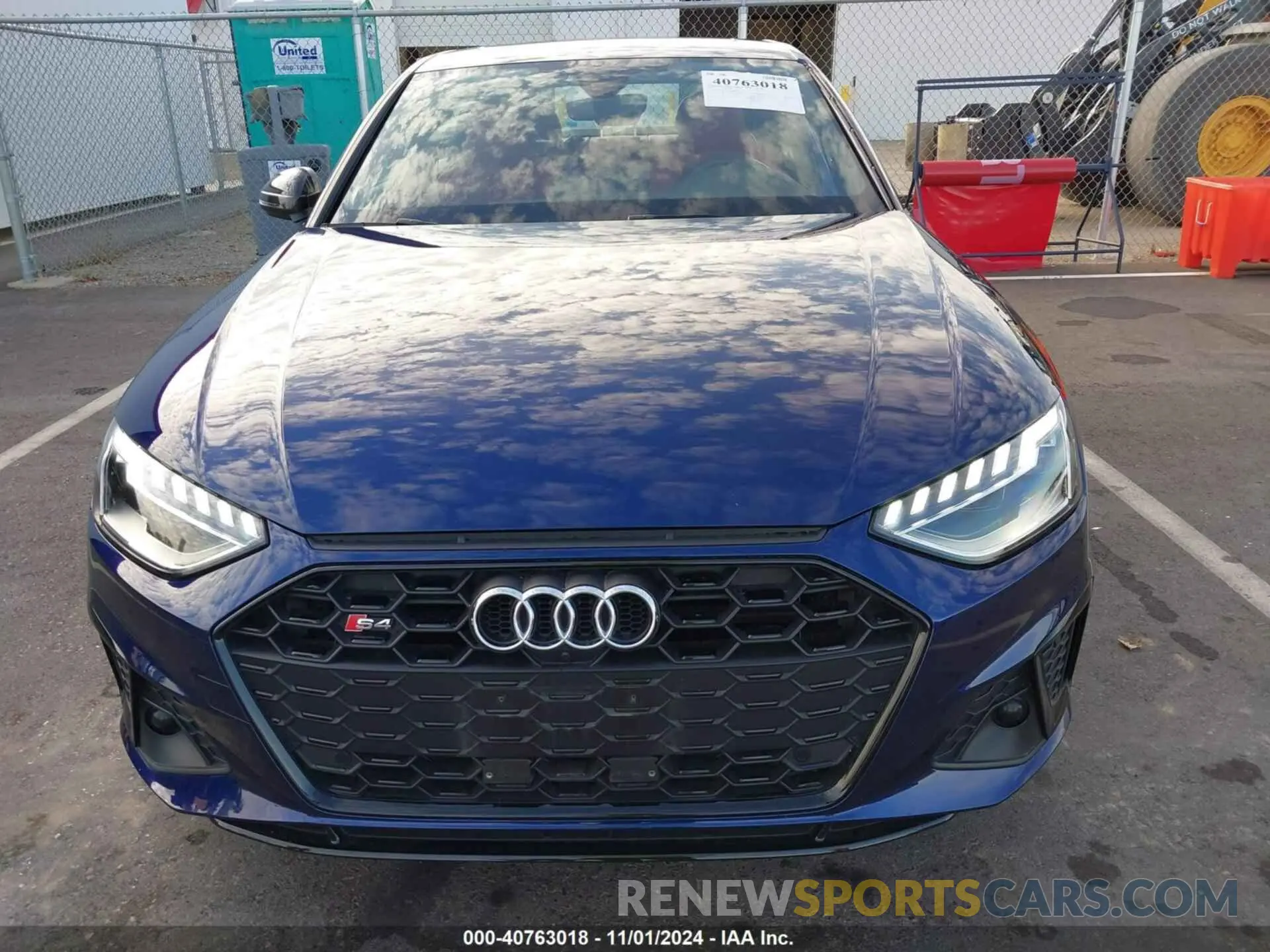 13 Photograph of a damaged car WAUB4AF44MA018379 AUDI S4 2021
