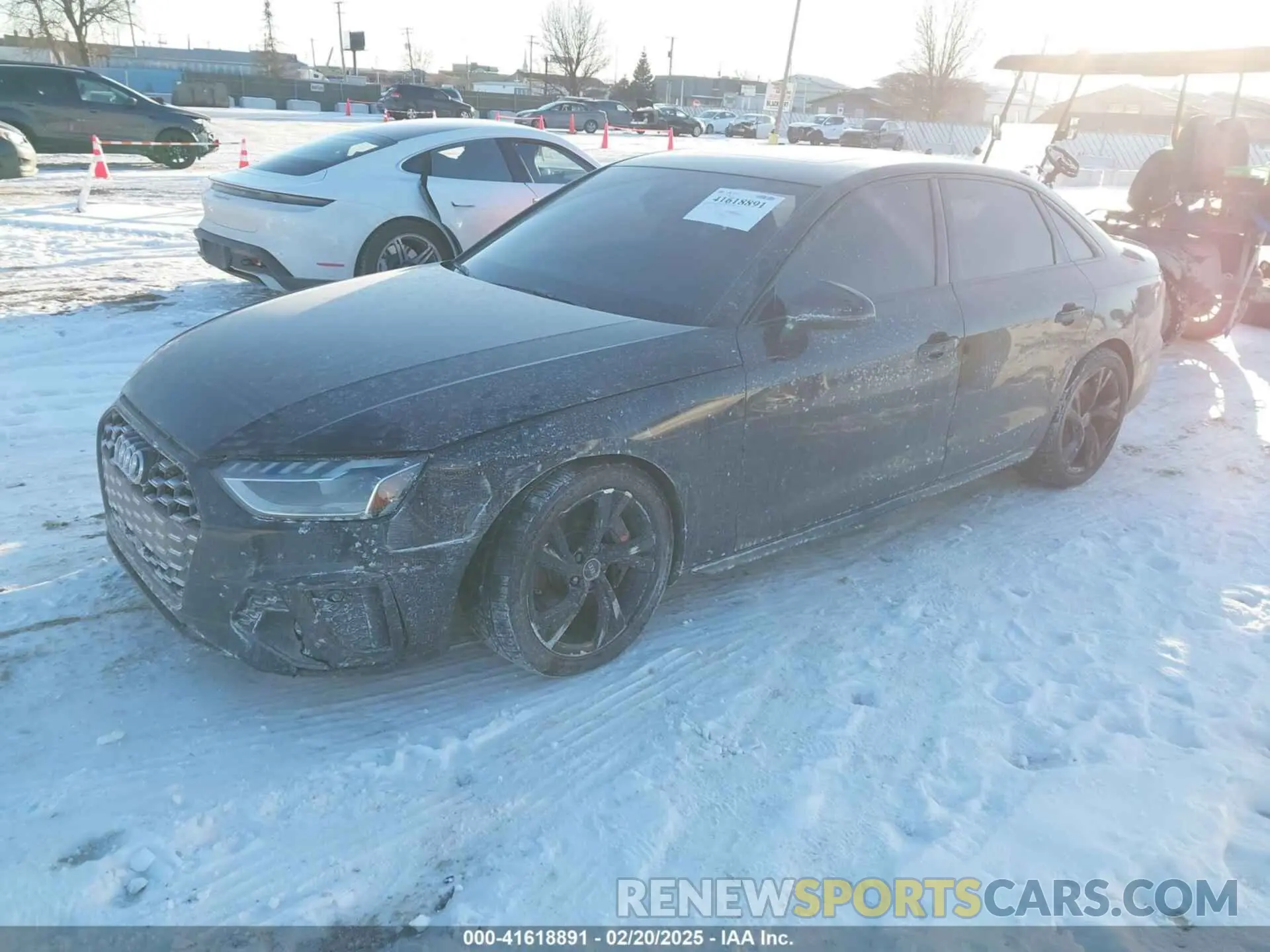 2 Photograph of a damaged car WAUB4AF47MA063249 AUDI S4 2021