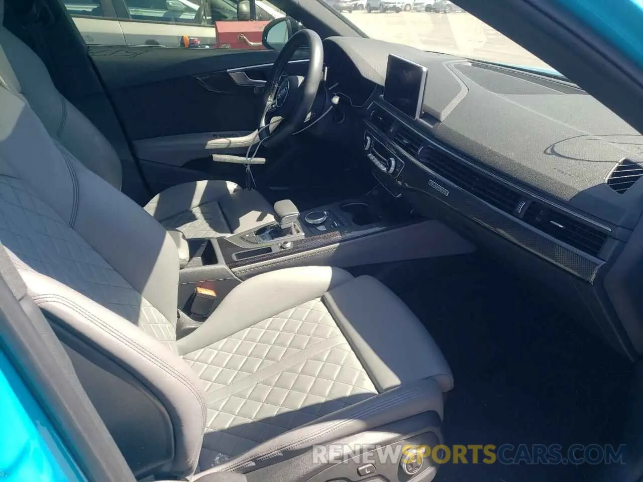 5 Photograph of a damaged car WAUC4AF48KA069255 AUDI S4/RS4 2019