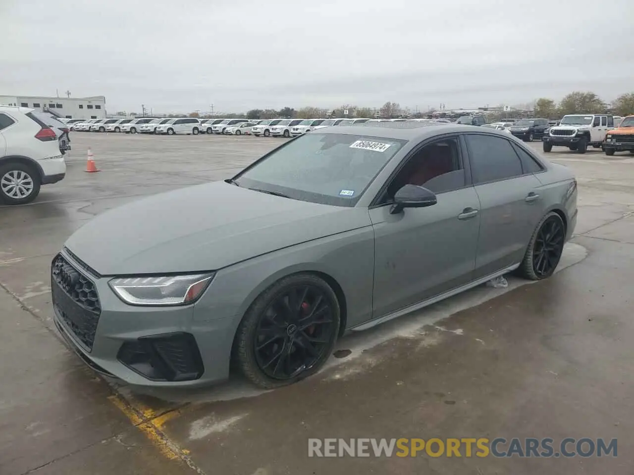1 Фотография поврежденного автомобиля WAUB4AF49NA033350 AUDI S4/RS4 2022