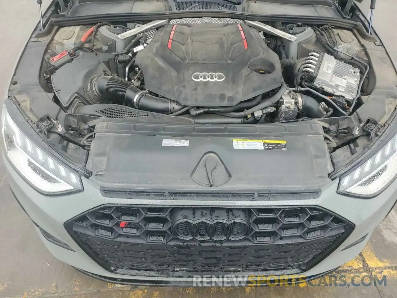 11 Фотография поврежденного автомобиля WAUB4AF49NA033350 AUDI S4/RS4 2022