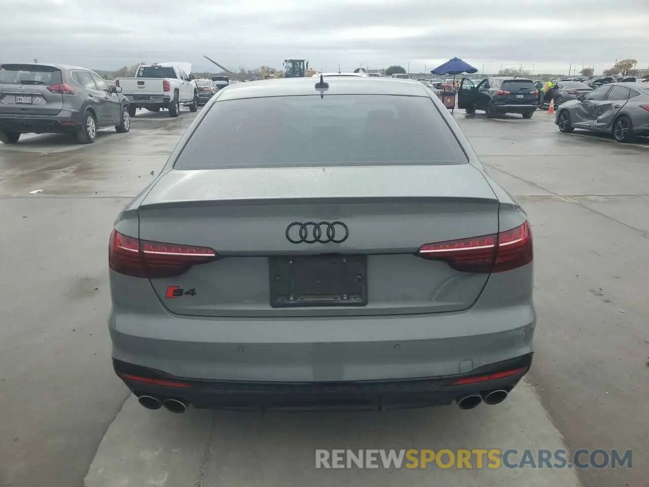 6 Фотография поврежденного автомобиля WAUB4AF49NA033350 AUDI S4/RS4 2022