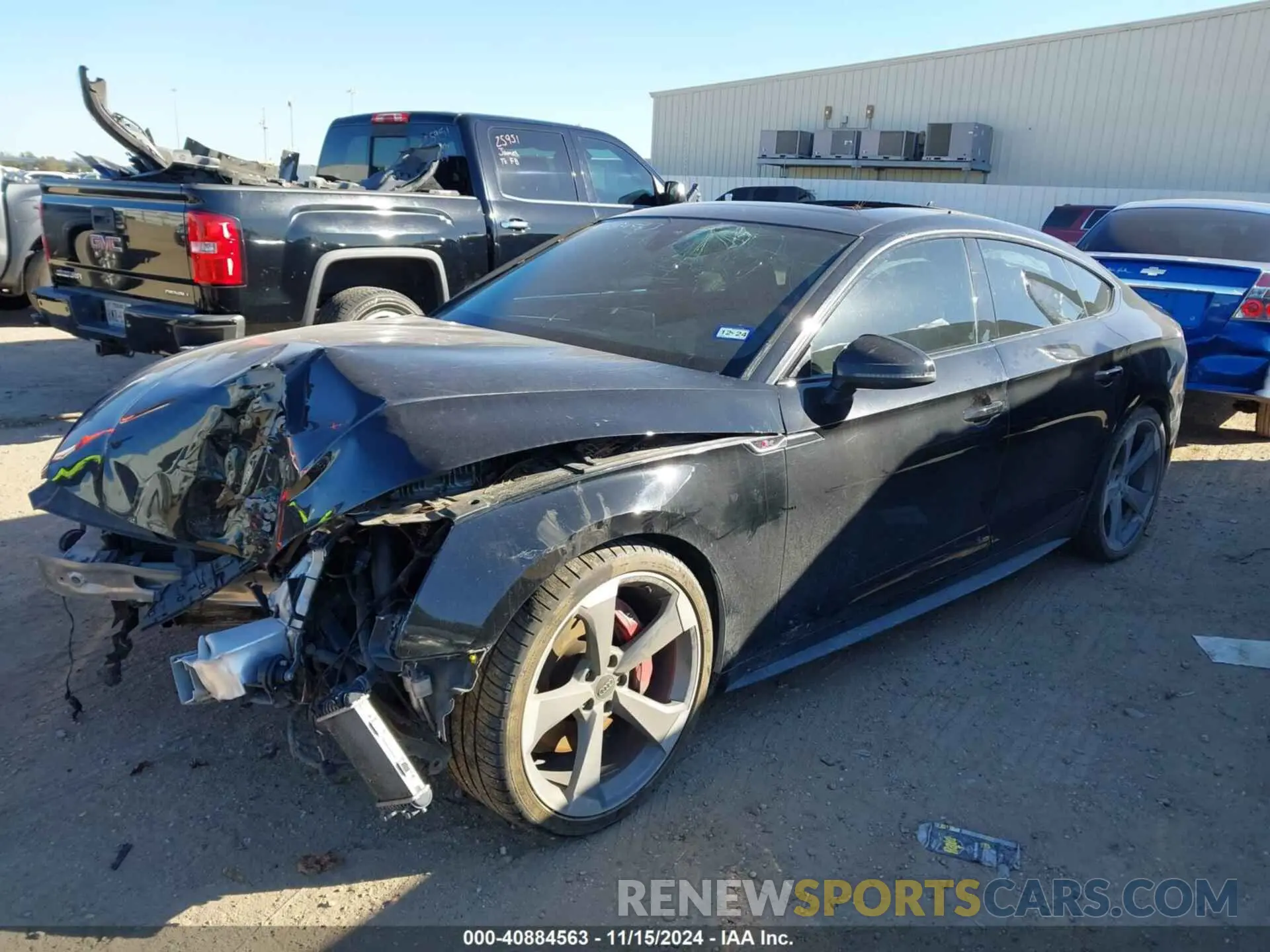 2 Photograph of a damaged car WAUB4CF50KA095302 AUDI S5 2019