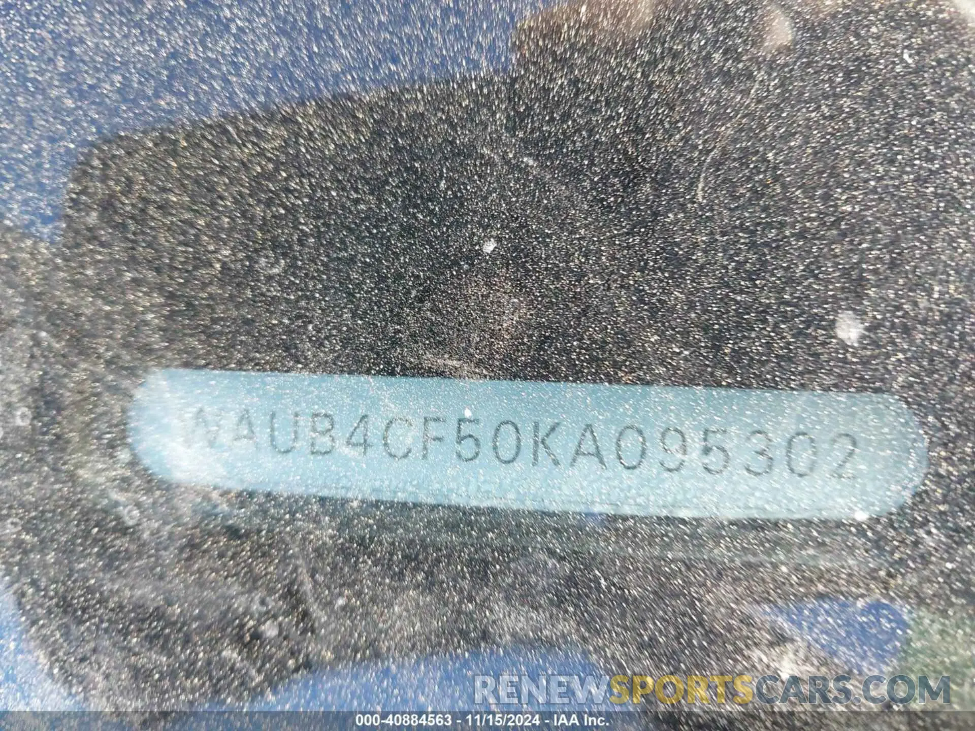 9 Photograph of a damaged car WAUB4CF50KA095302 AUDI S5 2019