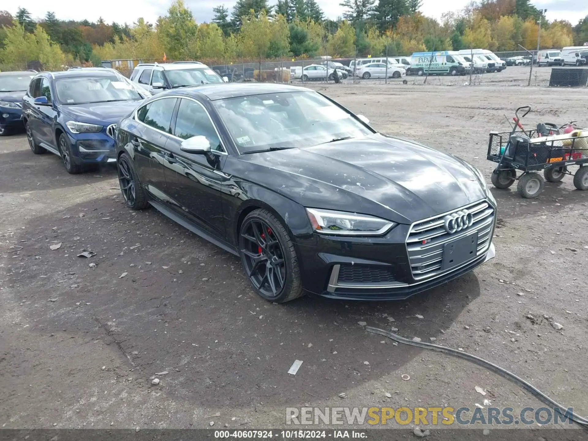 1 Photograph of a damaged car WAUB4CF54KA084562 AUDI S5 2019