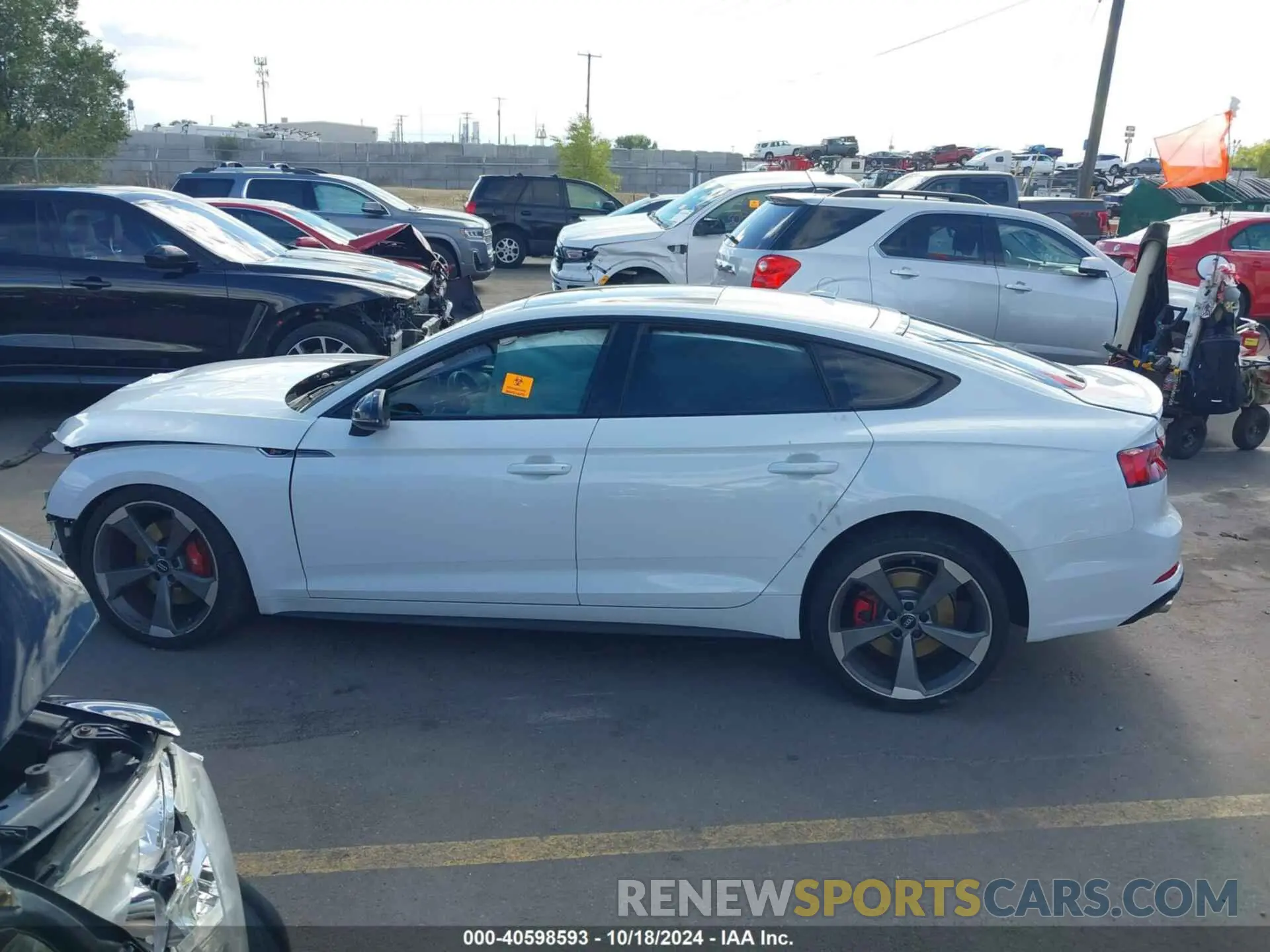 13 Photograph of a damaged car WAUB4CF56KA002654 AUDI S5 2019