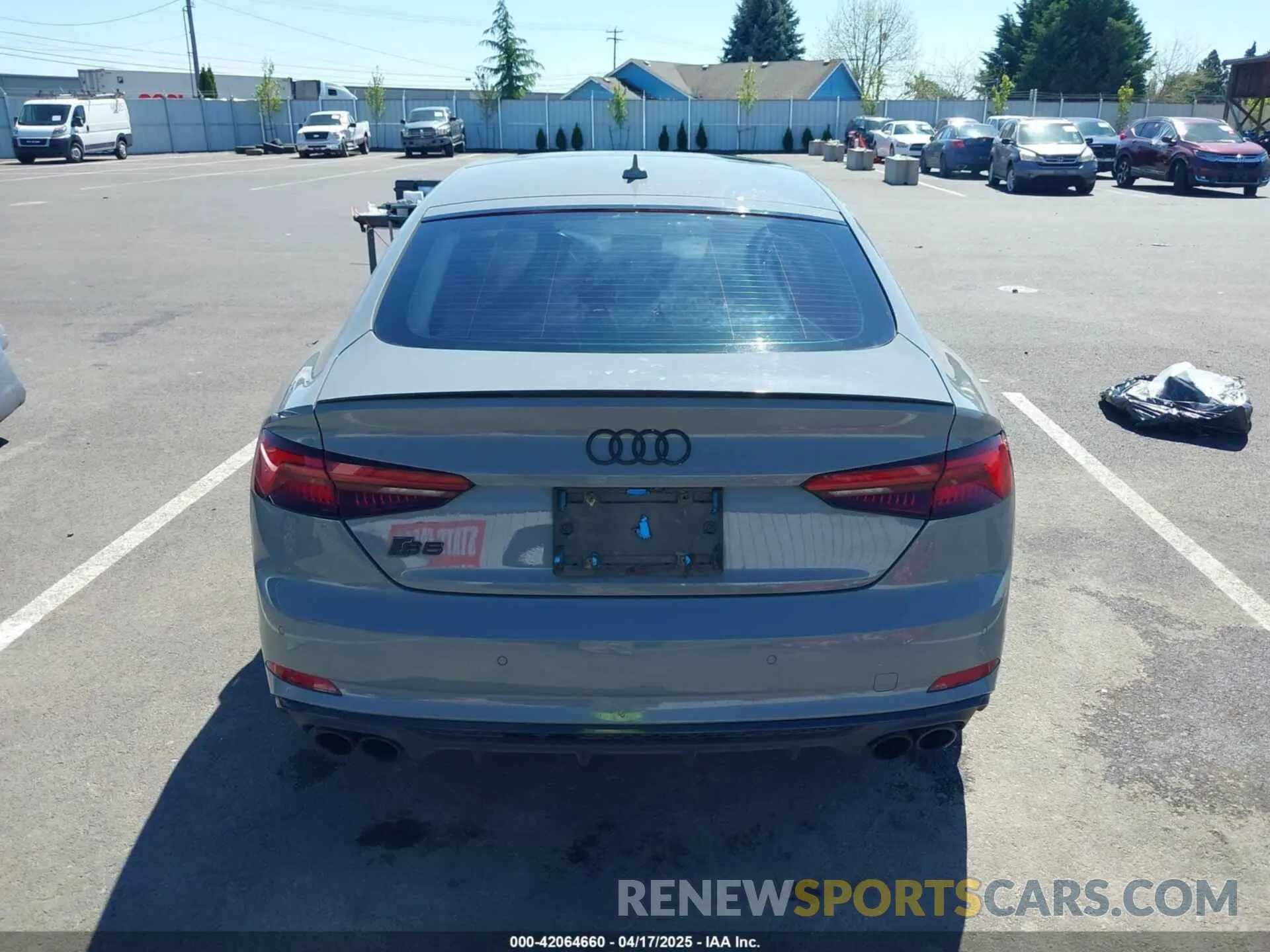 17 Photograph of a damaged car WAUC4CF50KA017042 AUDI S5 2019