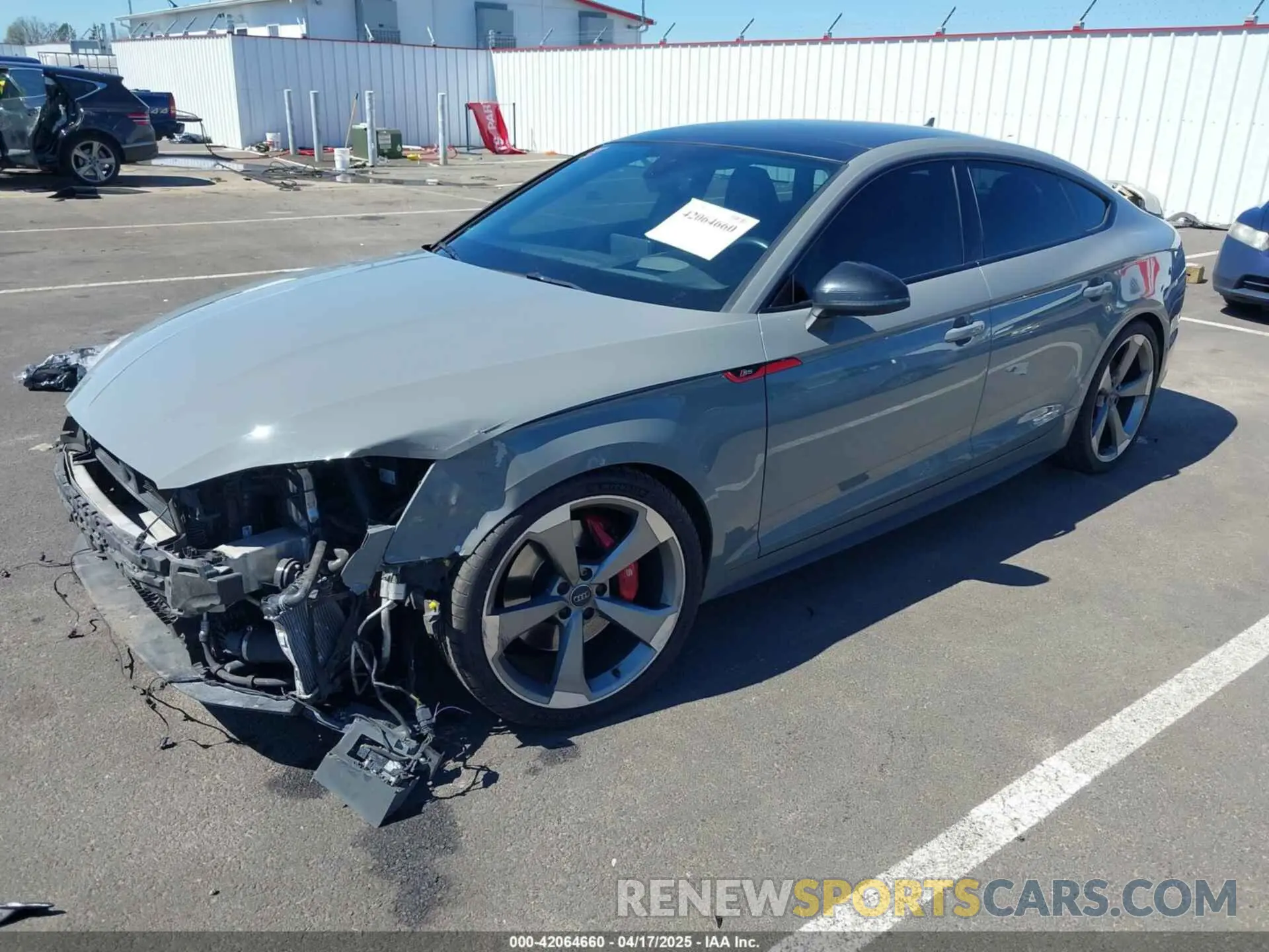 2 Photograph of a damaged car WAUC4CF50KA017042 AUDI S5 2019