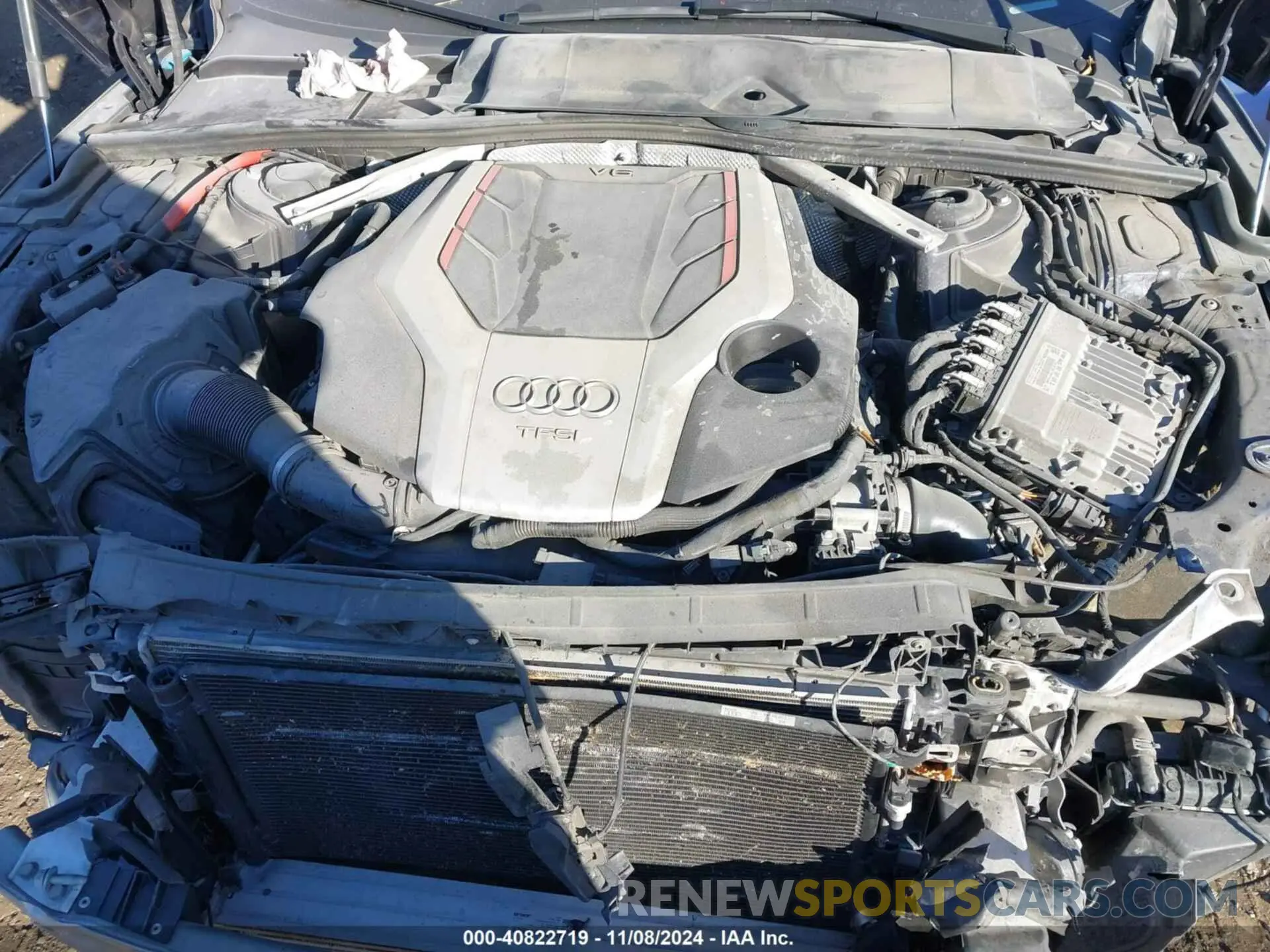 10 Photograph of a damaged car WAUP4AF54KA041334 AUDI S5 2019