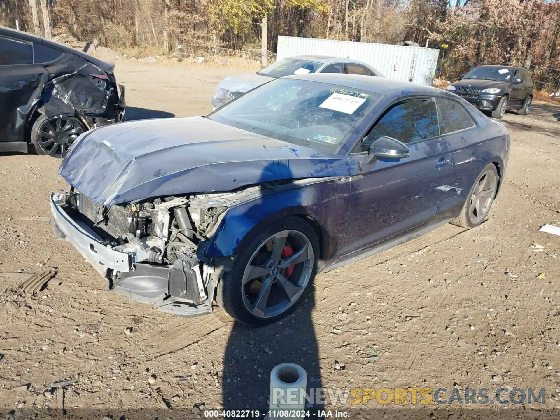2 Photograph of a damaged car WAUP4AF54KA041334 AUDI S5 2019