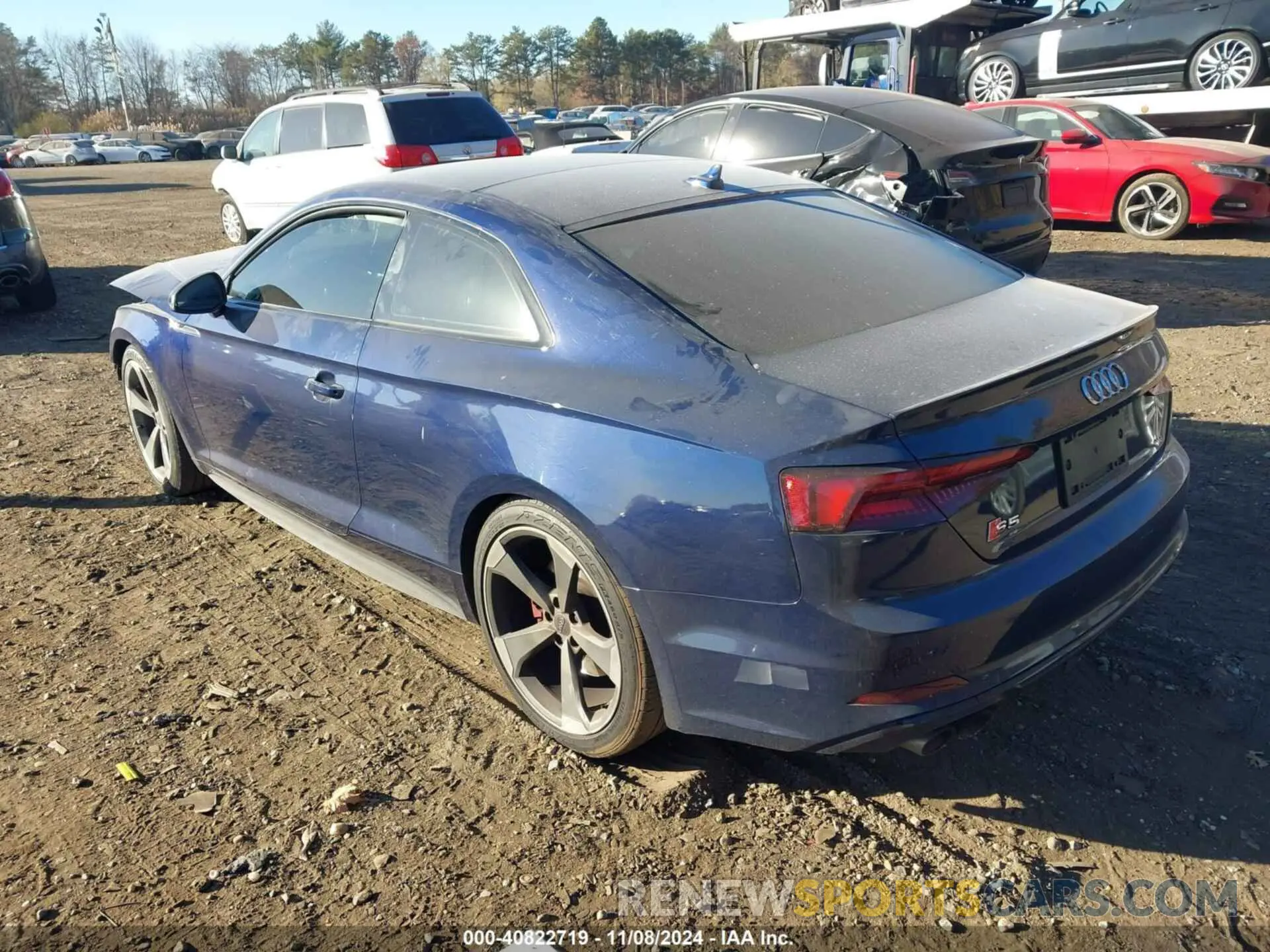 3 Photograph of a damaged car WAUP4AF54KA041334 AUDI S5 2019