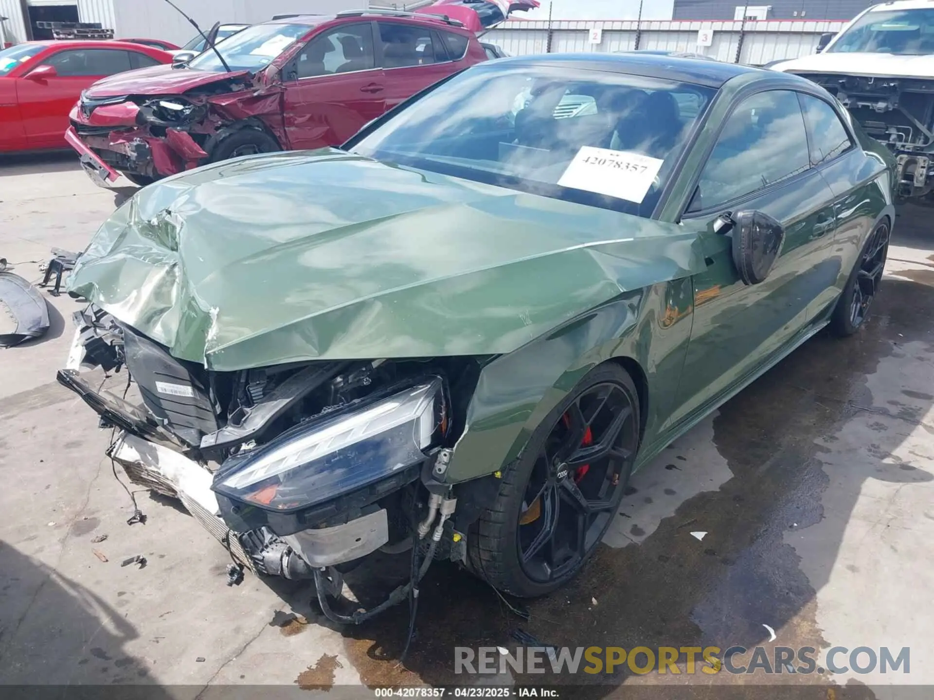 2 Photograph of a damaged car WAUP4AF55NA033974 AUDI S5 2022