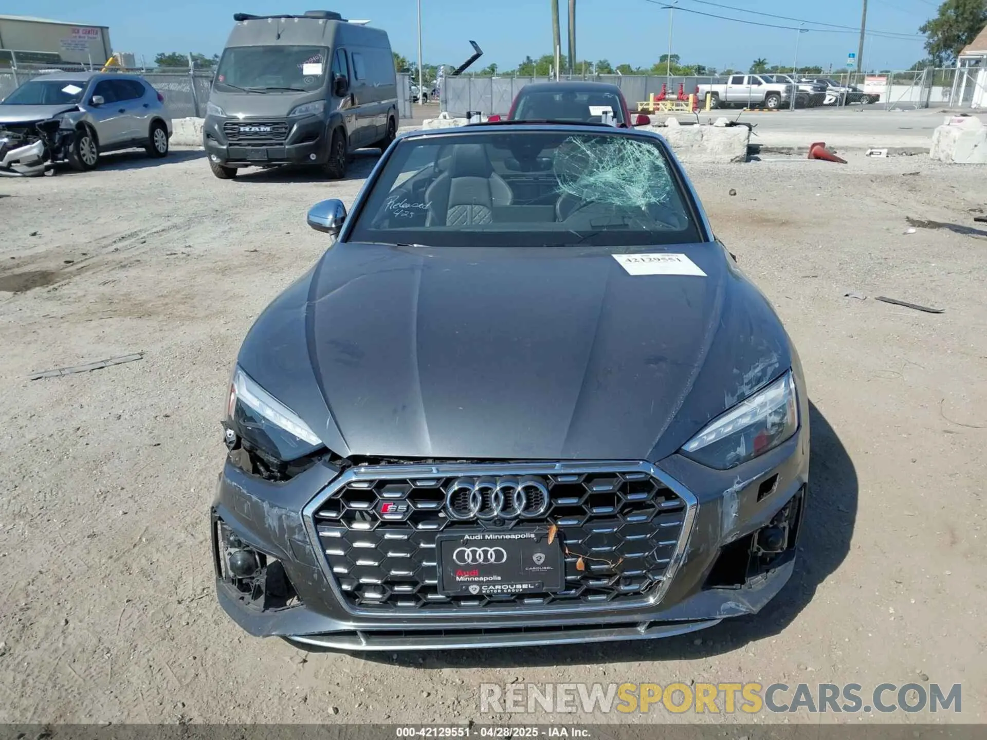 12 Photograph of a damaged car WAUY4GF52MN004561 AUDI S5 CABRIOLET 2021