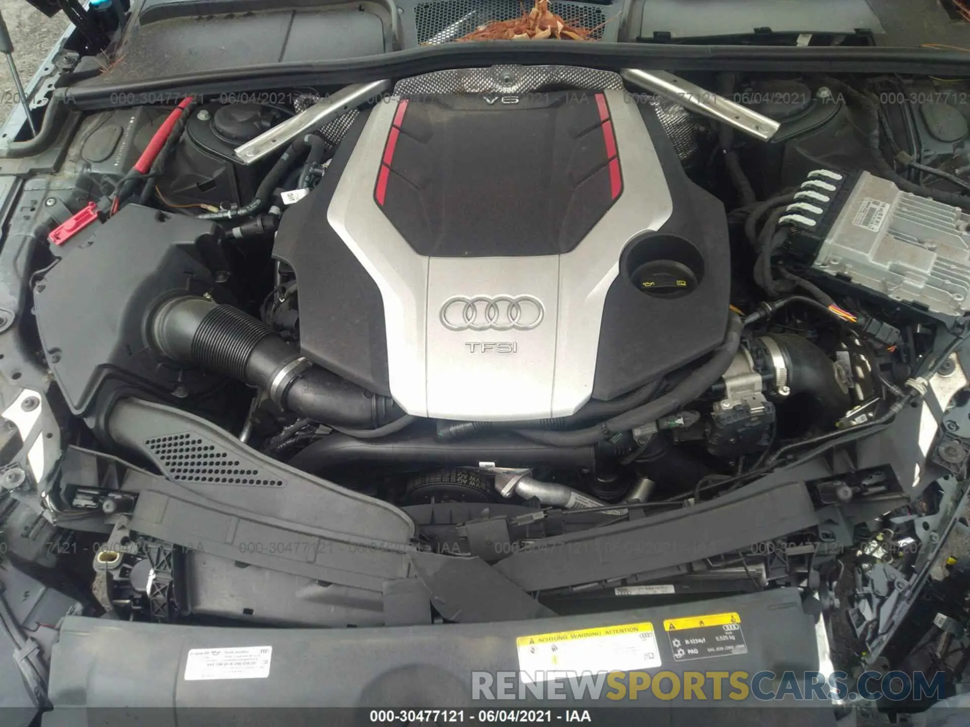 10 Photograph of a damaged car WAUB4CF54KA047267 AUDI S5 SPORTBACK 2019