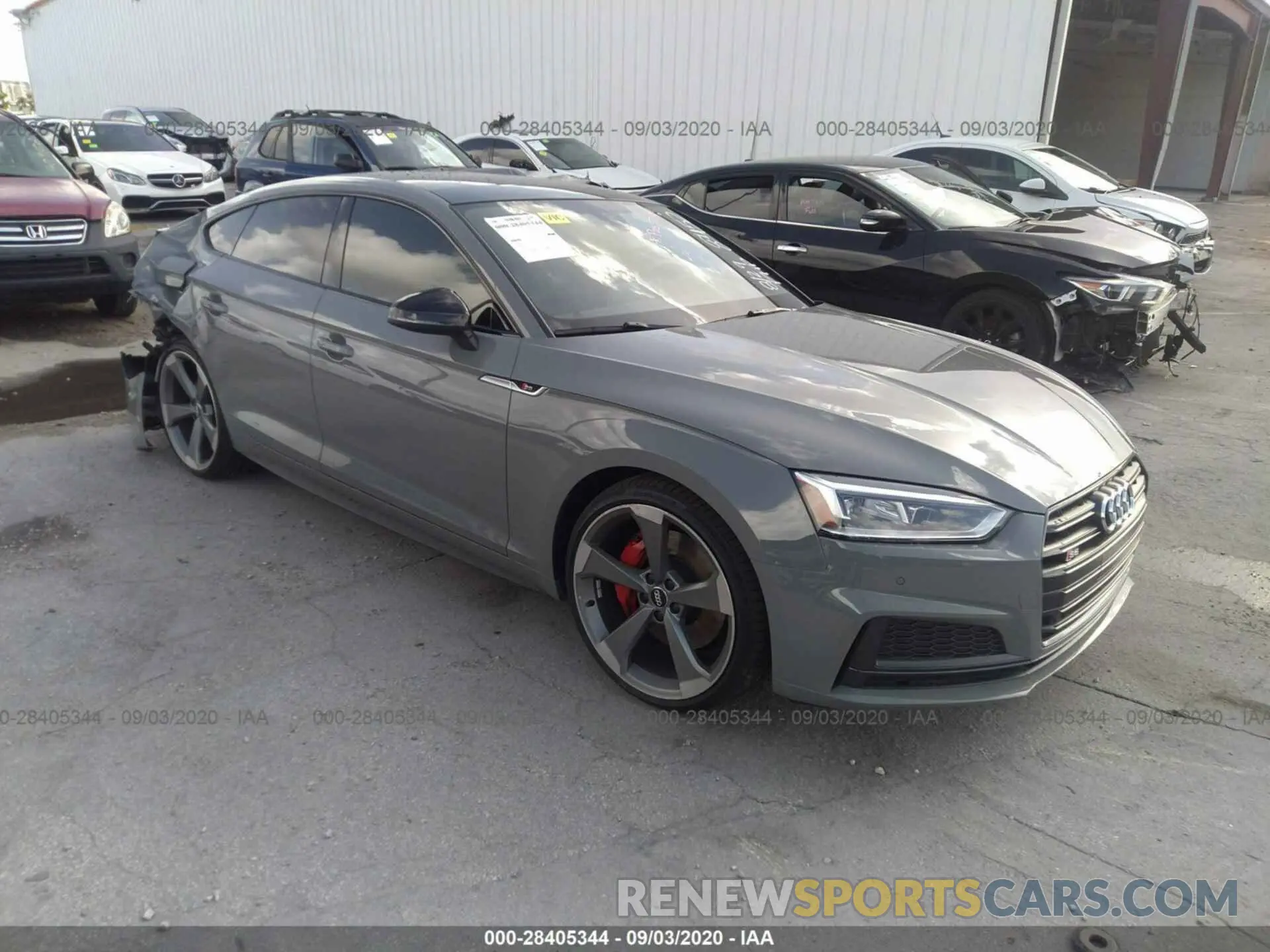 1 Photograph of a damaged car WAUB4CF55KA068452 AUDI S5 SPORTBACK 2019