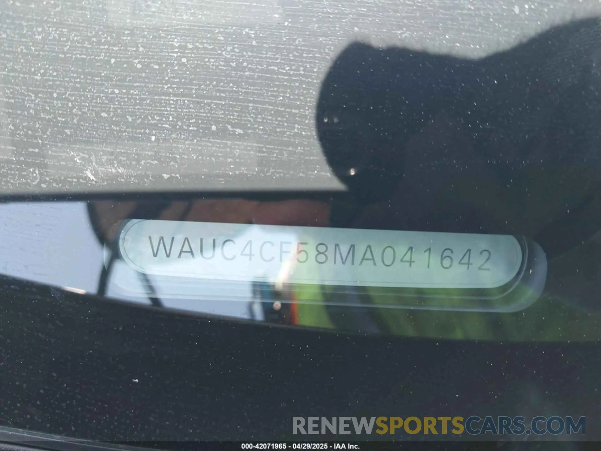 9 Photograph of a damaged car WAUC4CF58MA041642 AUDI S5 SPORTBACK 2021