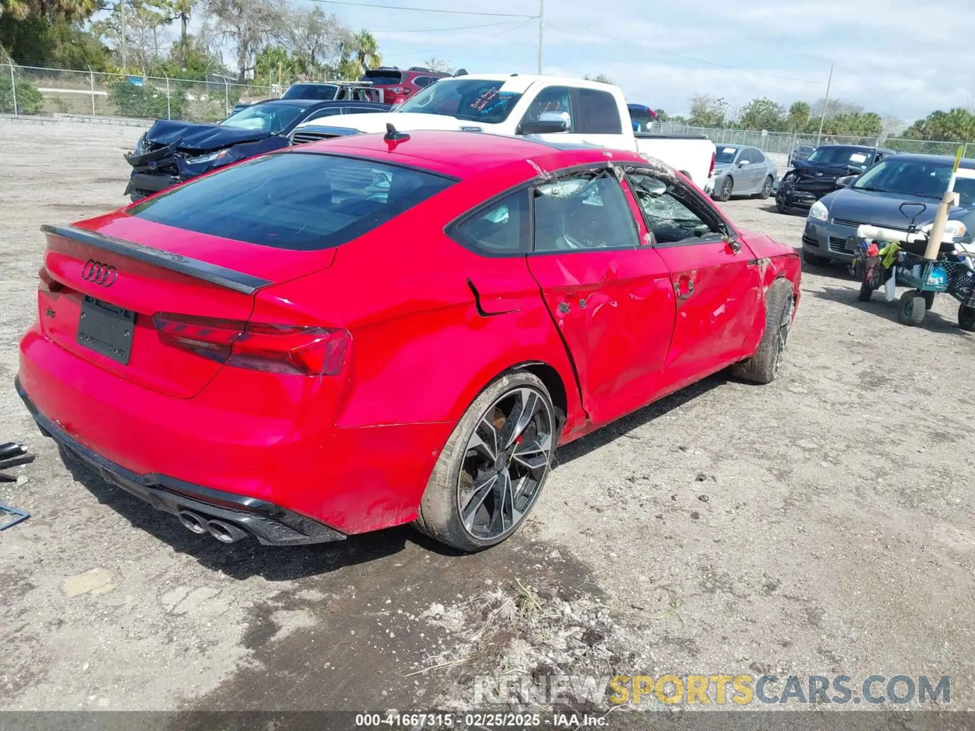 4 Photograph of a damaged car WAUB4CF52RA055880 AUDI S5 SPORTBACK 2024