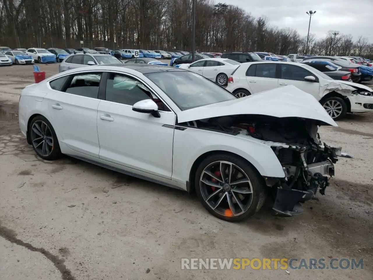 4 Фотография поврежденного автомобиля WAUB4CF54KA022823 AUDI S5/RS5 2019