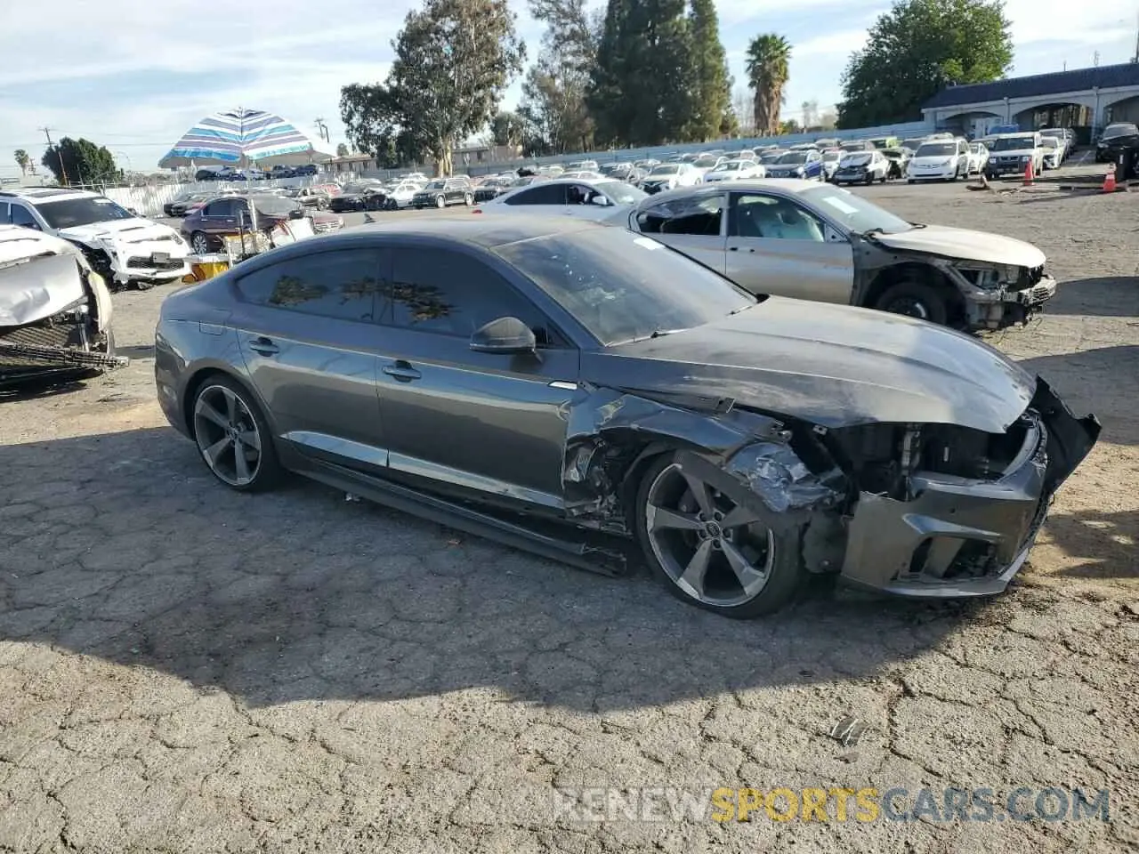 4 Фотография поврежденного автомобиля WAUB4CF56KA091822 AUDI S5/RS5 2019