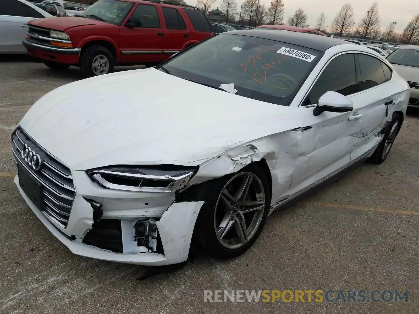 2 Photograph of a damaged car WAUC4CF58KA098288 AUDI S5/RS5 2019