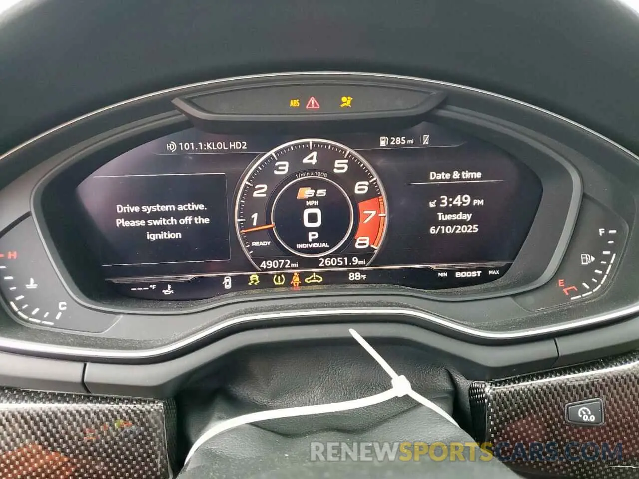 9 Photograph of a damaged car WAUC4CF5XKA006324 AUDI S5/RS5 2019