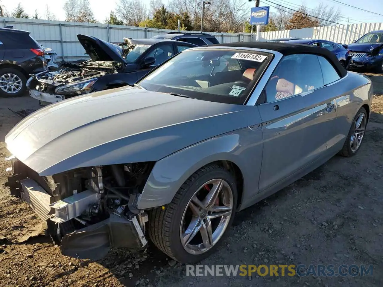 1 Photograph of a damaged car WAUY4GF50KN001168 AUDI S5/RS5 2019