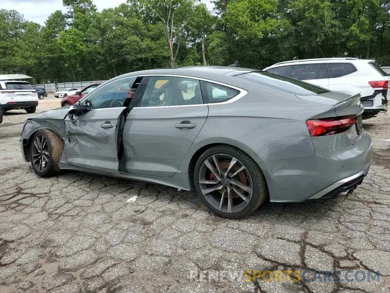 2 Фотография поврежденного автомобиля WAUC4CF50MA051470 AUDI S5/RS5 2021