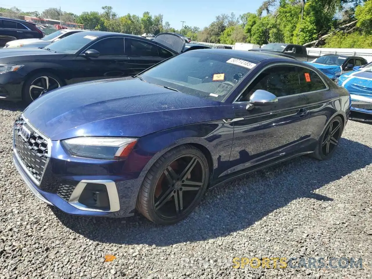 1 Фотография поврежденного автомобиля WAUP4AF52MA046180 AUDI S5/RS5 2021