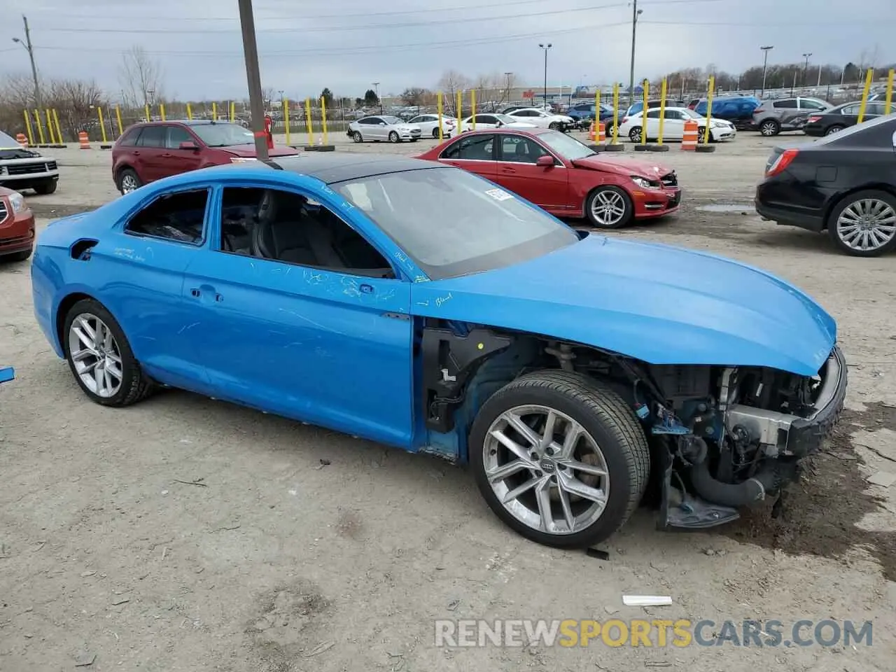 4 Фотография поврежденного автомобиля WAUP4AF58MA009344 AUDI S5/RS5 2021