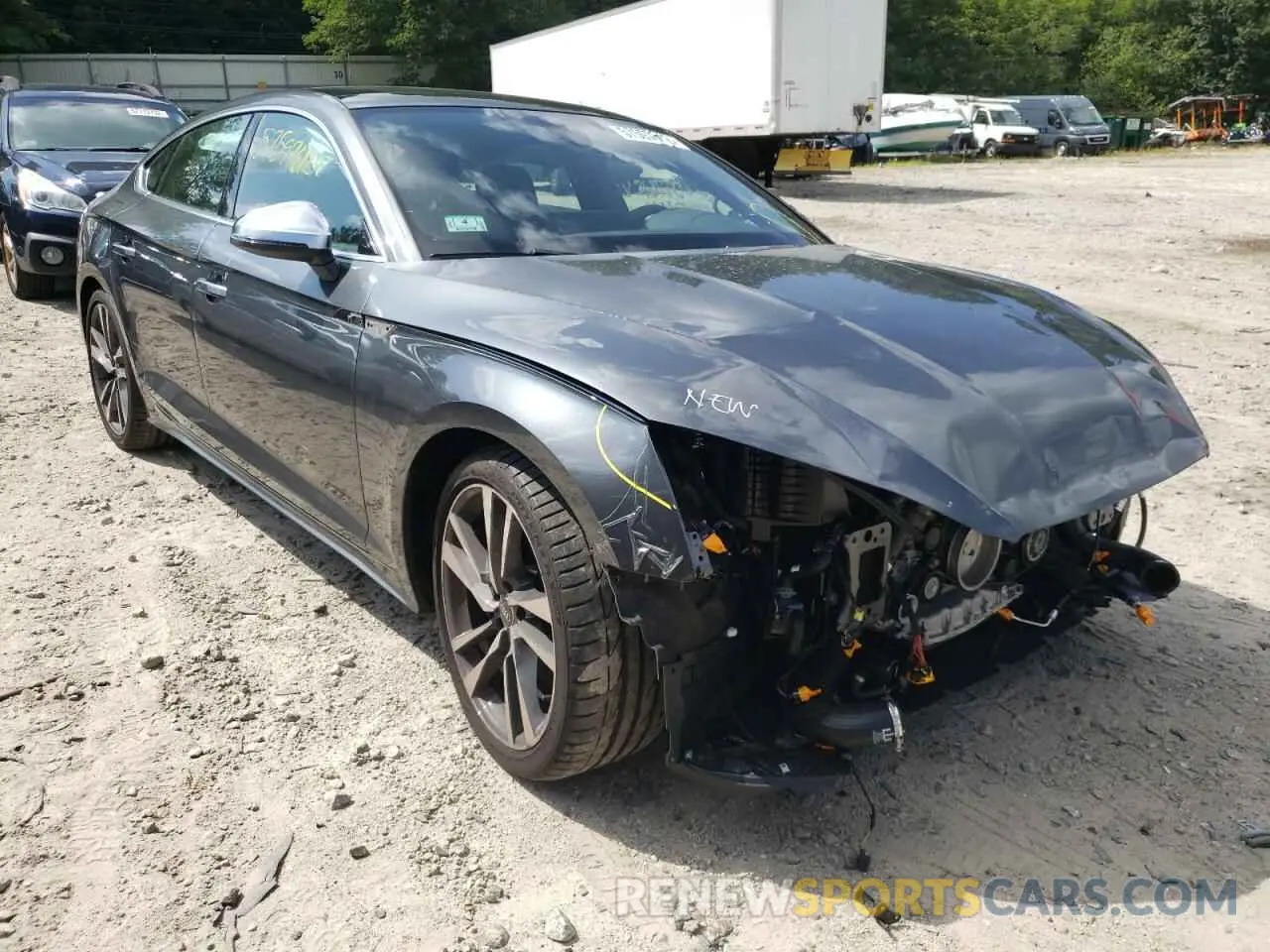 1 Photograph of a damaged car WAUA4CF50NA026383 AUDI S5/RS5 2022
