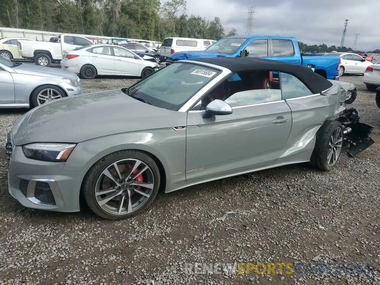 1 Фотография поврежденного автомобиля WAUW4GF58NN001382 AUDI S5/RS5 2022