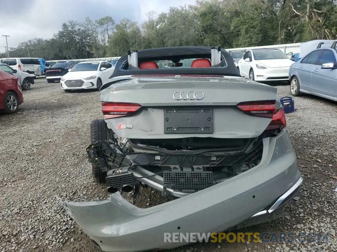 6 Фотография поврежденного автомобиля WAUW4GF58NN001382 AUDI S5/RS5 2022