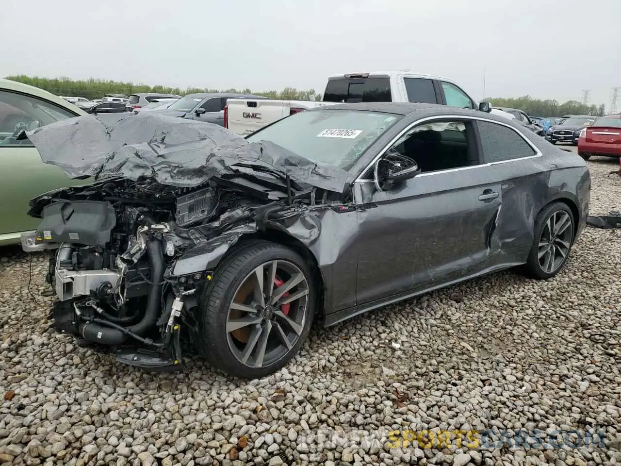 1 Photograph of a damaged car WAUP4AF58PA010739 AUDI S5/RS5 2023