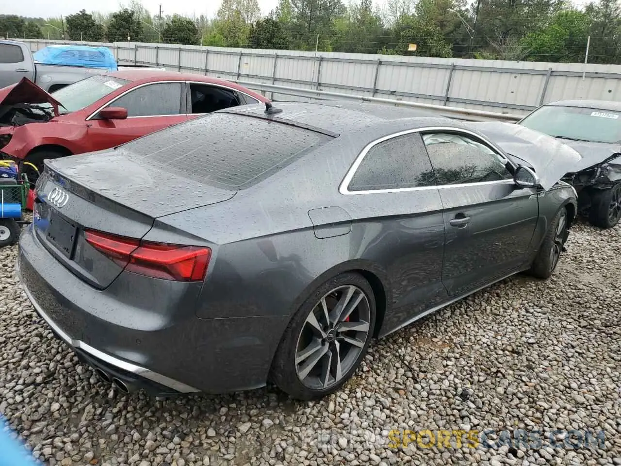 3 Photograph of a damaged car WAUP4AF58PA010739 AUDI S5/RS5 2023