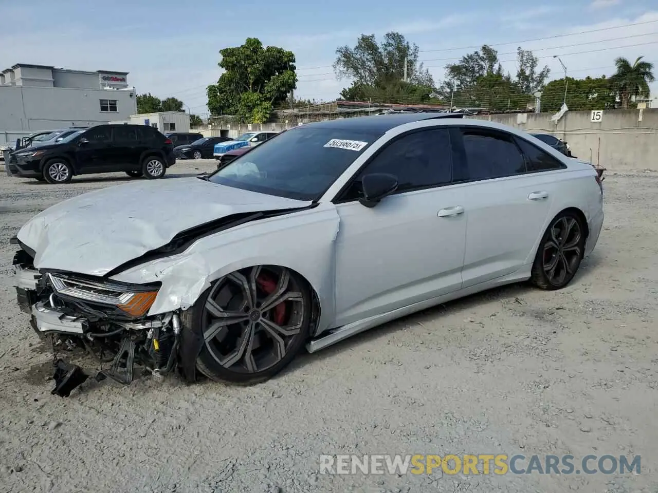 1 Photograph of a damaged car WAUFFBF21SN029314 AUDI S6/RS6 2025