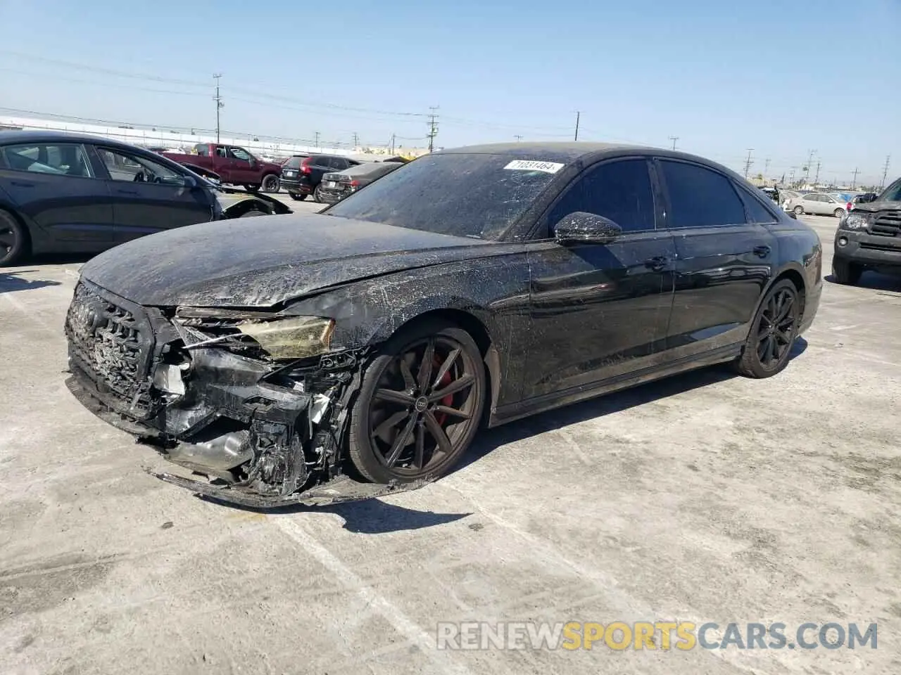 1 Фотография поврежденного автомобиля WAULSAF84PN010972 AUDI S8 2023