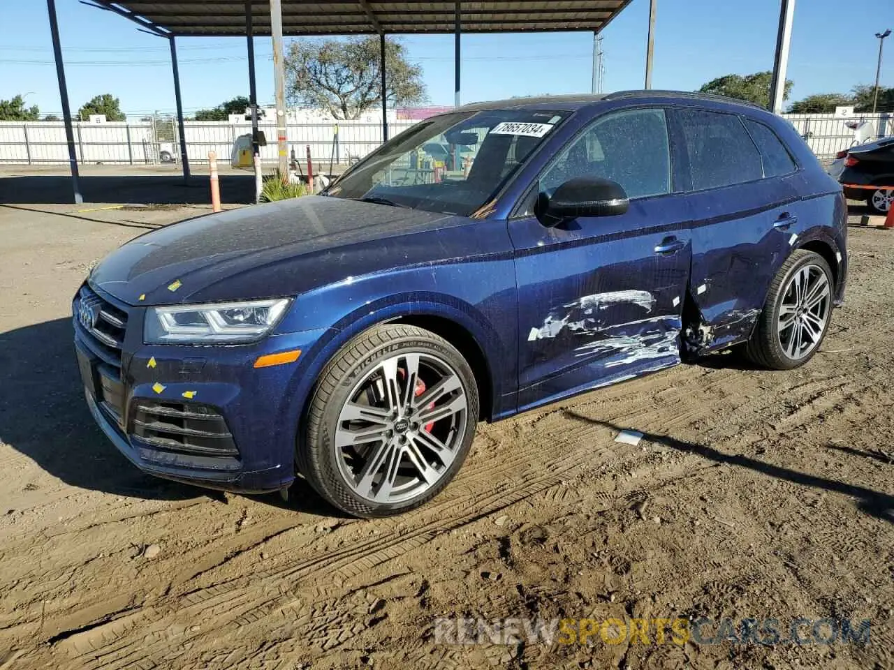 1 Photograph of a damaged car WA1B4AFY5K2033996 AUDI SQ5 2019