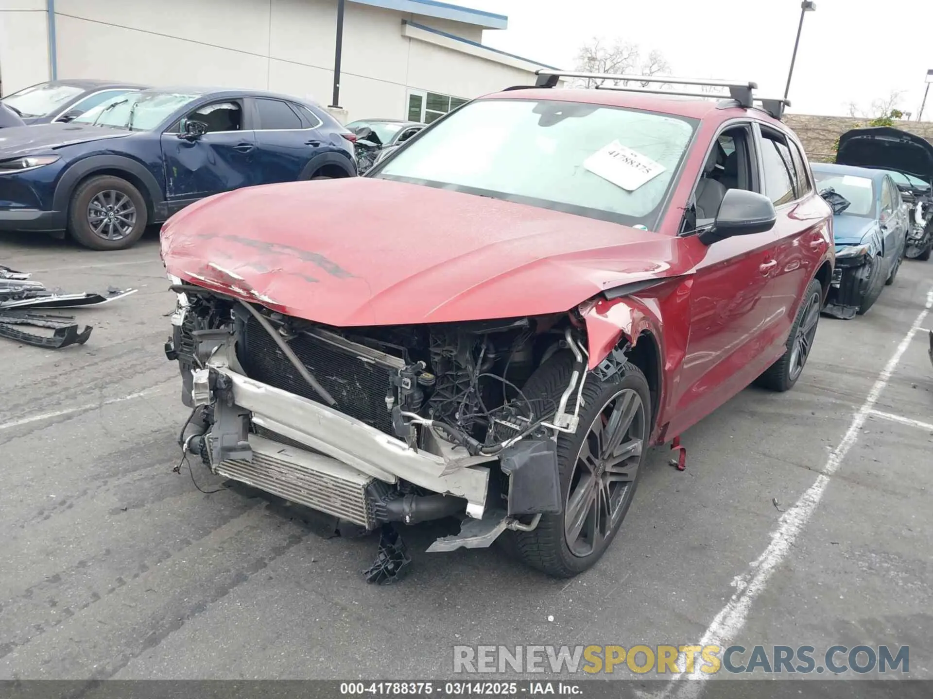 2 Photograph of a damaged car WA1B4AFY8K2004346 AUDI SQ5 2019