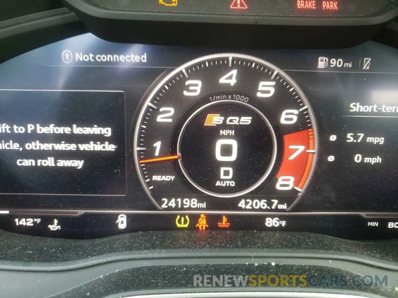 9 Фотография поврежденного автомобиля WA1B4AFY3L2102220 AUDI SQ5 2020
