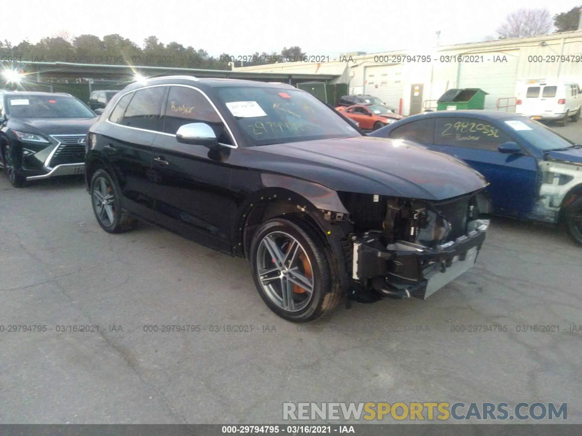 1 Photograph of a damaged car WA1B4AFYXL2010795 AUDI SQ5 2020