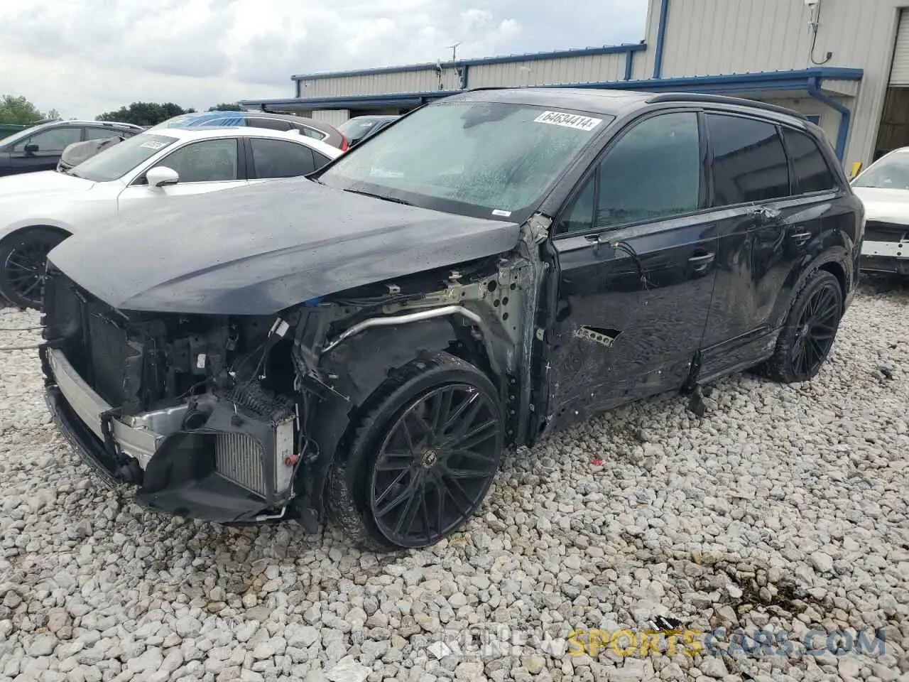 1 Photograph of a damaged car WA1VWAF74LD012965 AUDI SQ7 2020